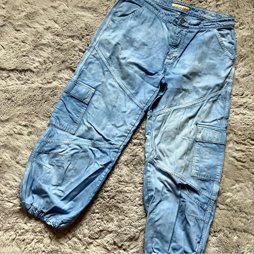 MAC Jeans Chiara balloon cargo pants drawstring bottoms